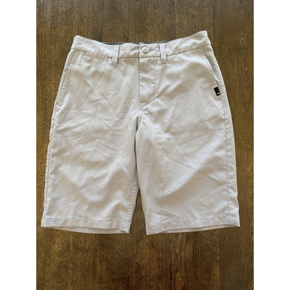 Quiksilver Boys Hybrid Shorts 26/12 Beige Amphibian Walking Shorts